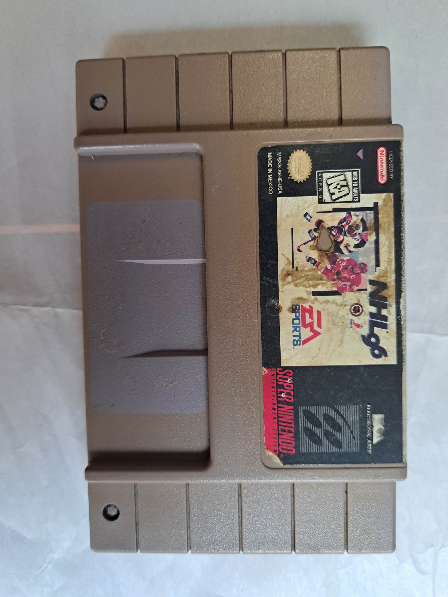 SUPER NINTENDO - NHL 96 - CARTRIDGE ONLY (01)